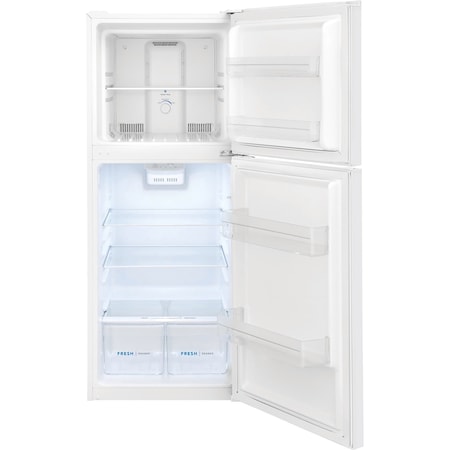 Frigidaire Frigidaire 10.1 Cu. Ft. Top Freezer Apartment-Size Refrigerator FFET1022UW